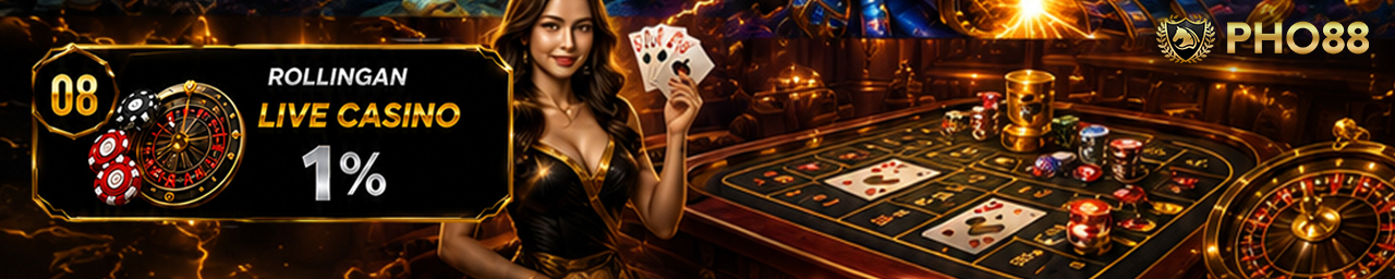 Live Casino Rollingan 1%